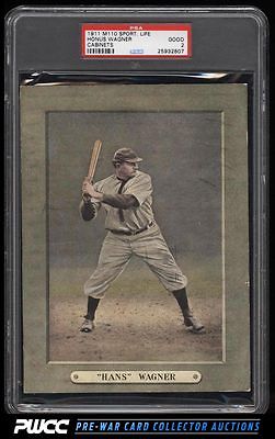 1911 M110 Sporting Life Cabinets Honus Wagner PSA 2 GD PWCC