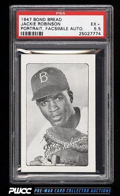 1947 Bond Bread Jackie Robinson ROOKIE RC PORTRAIT PSA 55 EX PWCC