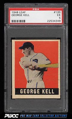 1948 Leaf George Kell SP ROOKIE RC 120 PSA 5 EX PWCC