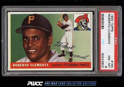 1955 Topps Roberto Clemente ROOKIE RC 164 PSA 8 NMMT PWCC