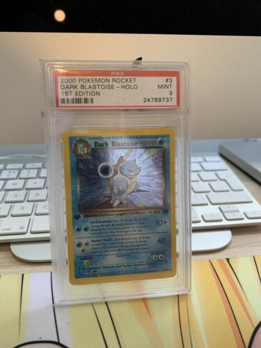 PSA 9 1st Edition Dark Blastoise Holo 382  Team Rocket Pokemon Card MINT