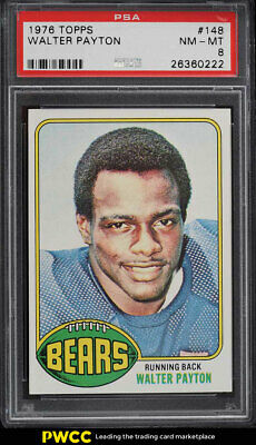 1976 Topps Football Walter Payton ROOKIE RC 148 PSA 8 NMMT