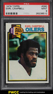 1979 Topps Football Earl Campbell ROOKIE RC 390 PSA 9 MINT