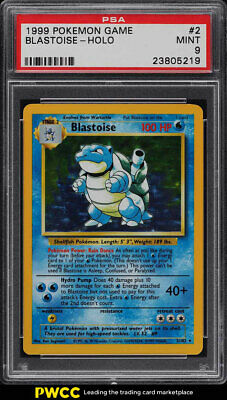 1999 Pokemon Game Holo Blastoise 2 PSA 9 MINT