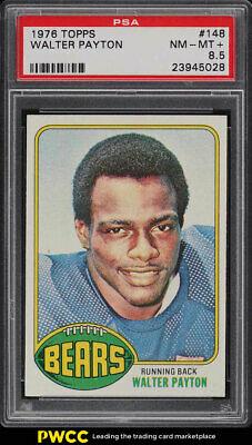 1976 Topps Football Walter Payton ROOKIE RC 148 PSA 85 NMMT