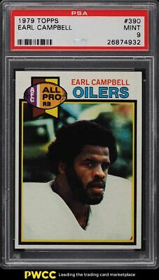 1979 Topps Football Earl Campbell ROOKIE RC 390 PSA 9 MINT