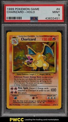 1999 Pokemon Game Holo Charizard 4 PSA 9 MINT