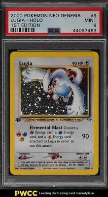 2000 Pokemon Neo Genesis 1st Edition Holo Lugia 9 PSA 9 MINT