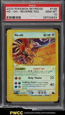 2003 Pokemon Skyridge Reverse Foil HoOh 149 PSA 10 GEM MINT