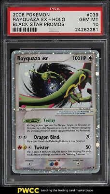 2006 Pokemon Black Star Promos Holo Rayquaza EX 039 PSA 10 GEM MINT