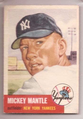 1953 Topps MMantle  82 Lot 2