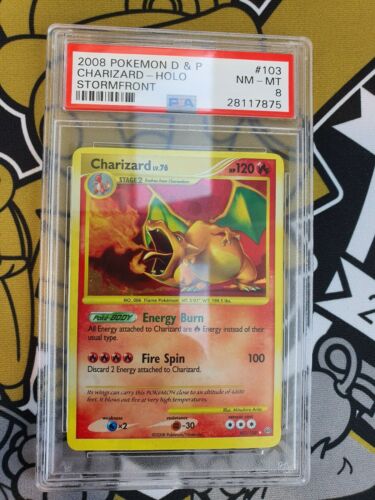 PSA 8 Charizard Glurak Stormfront Pokemon