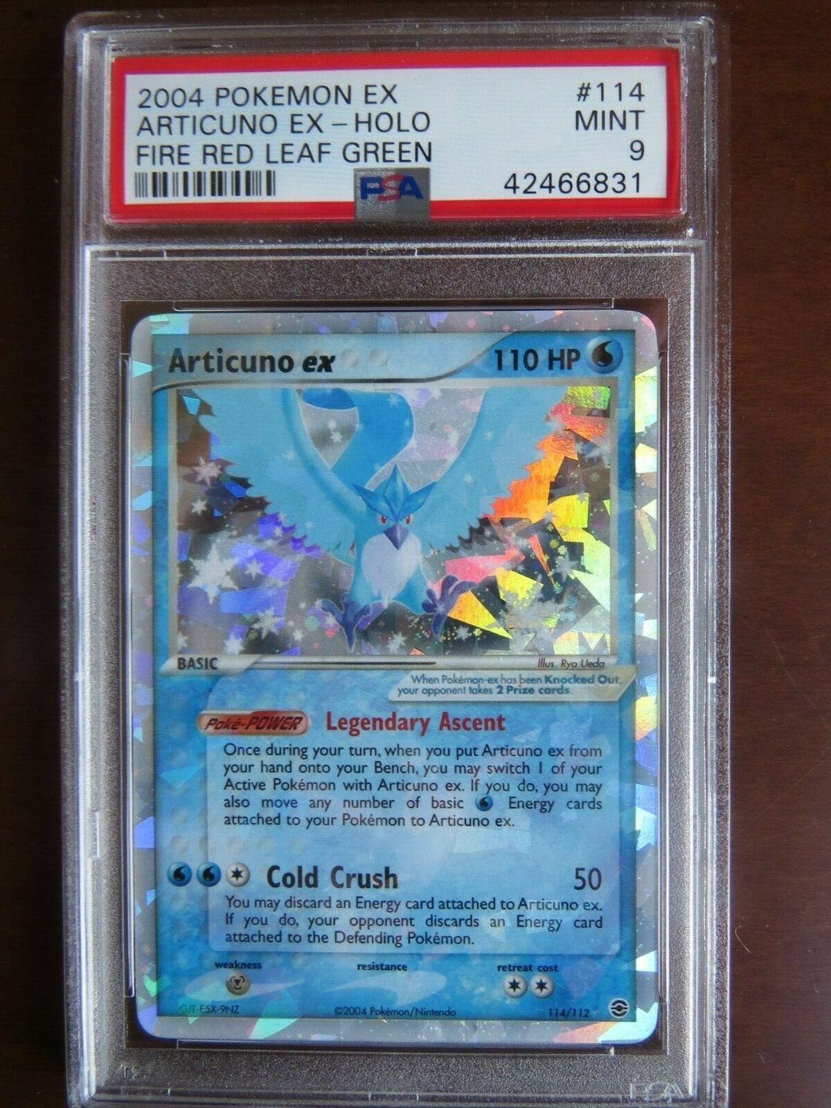 Pokemon Card  Fire Red Leaf Green 114 Articuno PSA 9 Mint