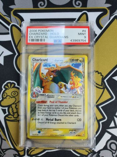 Charizard Glurak EX Crystal Guardians Holo PSA 9 Pokemon