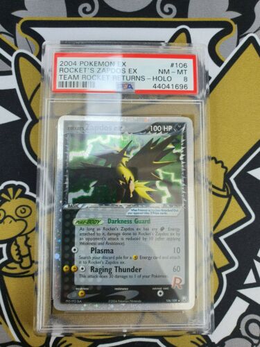 Zapdos EX Team Rocket Returns Holo PSA 8 Pokemon