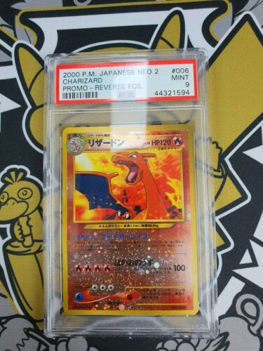 Charizard Glurak Promo Rev Foil PSA 9 Mint Pokemon