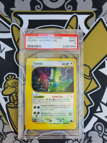 Celebi Crystal Skyridge Rev Foil PSA 9 Mint Pokemon