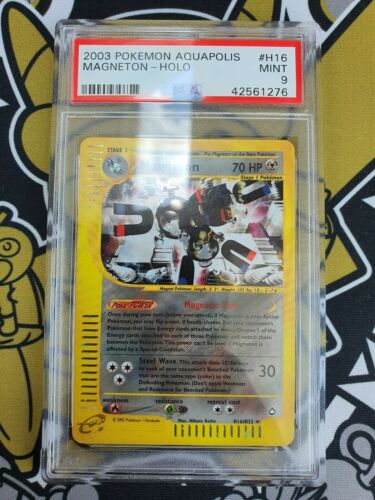 Magneton Aquapolis Holo PSA 9 Mint Pokemon