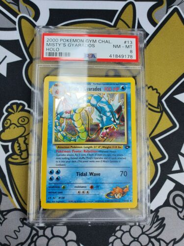 Mistys Gyarados Garados Gym PSA 8 Pokemon