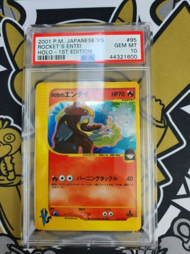 Entei VS Series First Edition Holo PSA 10 Gem Mint Pokemon