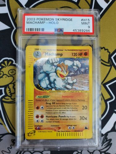 Machamp Machomei Skyridge Holo PSA 9 Mint Pokemon