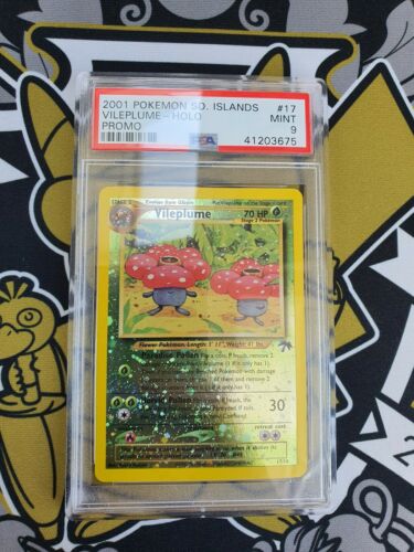 Vileplume Giflor Southern Island Holo PSA 9 Pokemon