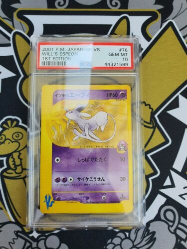 Wills Espeon Psiana VS Series First Edition PSA 10 Gem Mint Pokemon