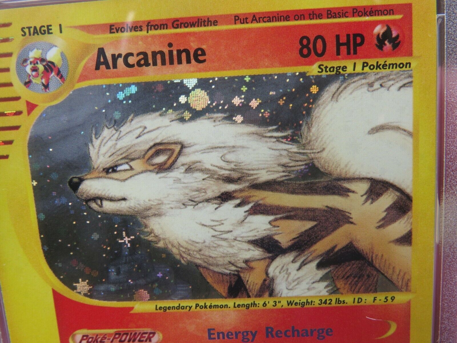 Pokemon Card  Skyridge Holo H2 Arcanine PSA 10 Gem Mint