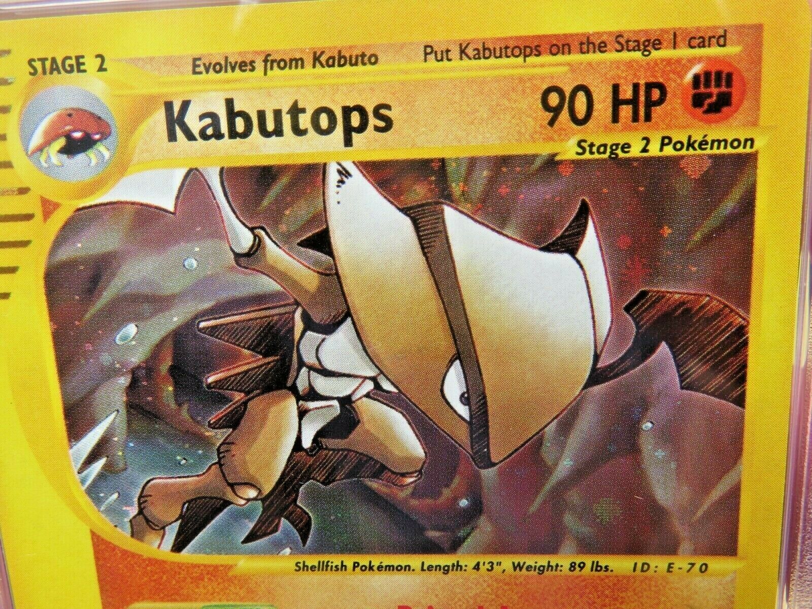 Pokemon Card  Skyridge Holo H13 Kabutops PSA 10 Gem Mint