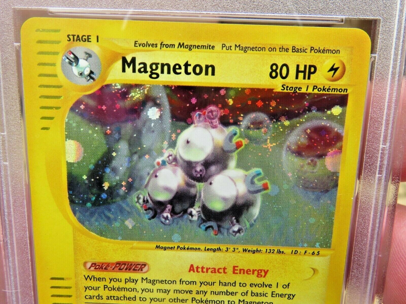 Pokemon Card  Skyridge Holo H18 Magneton PSA 10 Mint