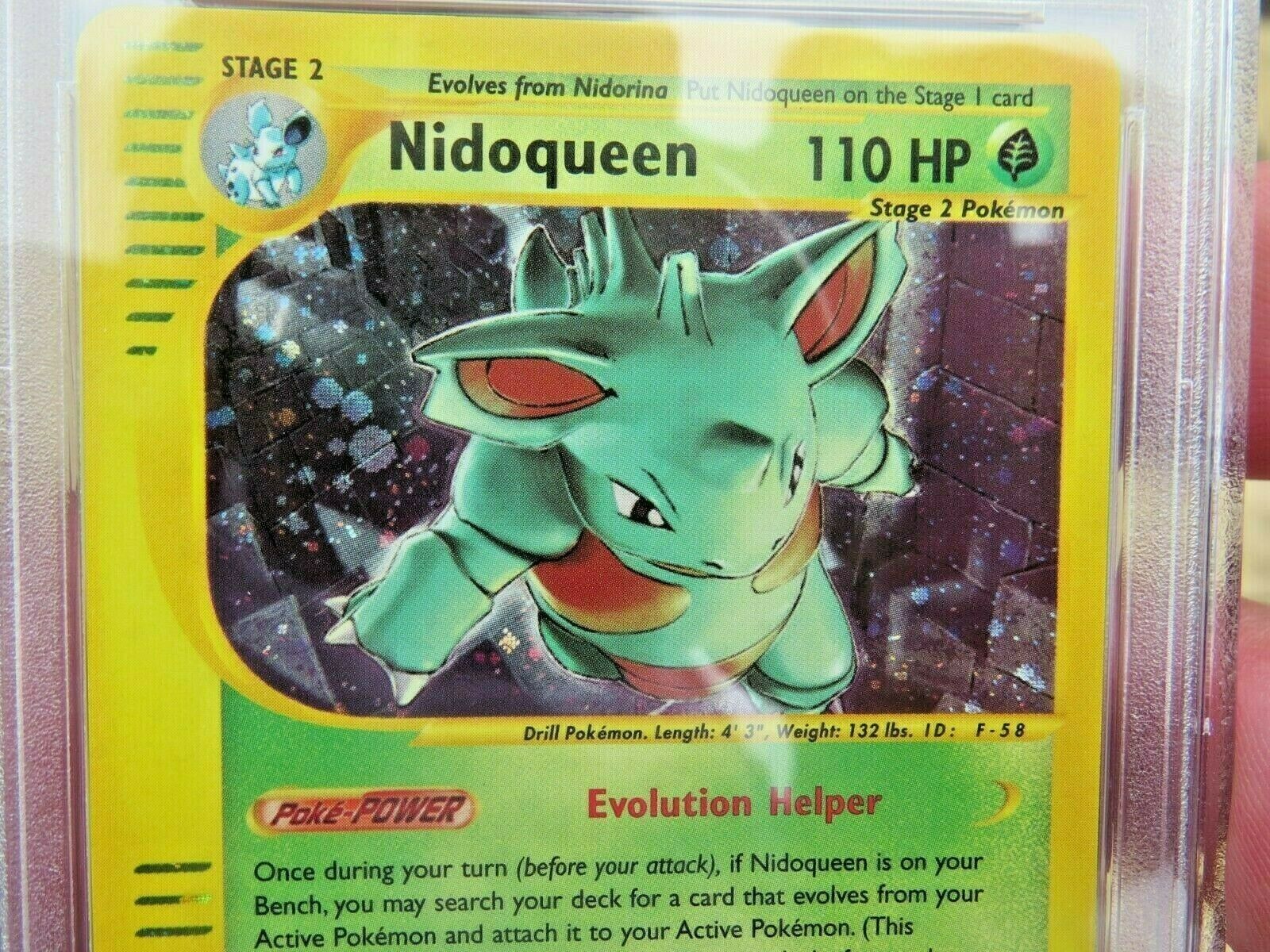 Pokemon Card  Skyridge Holo H21 Nidoqueen PSA 9 Mint