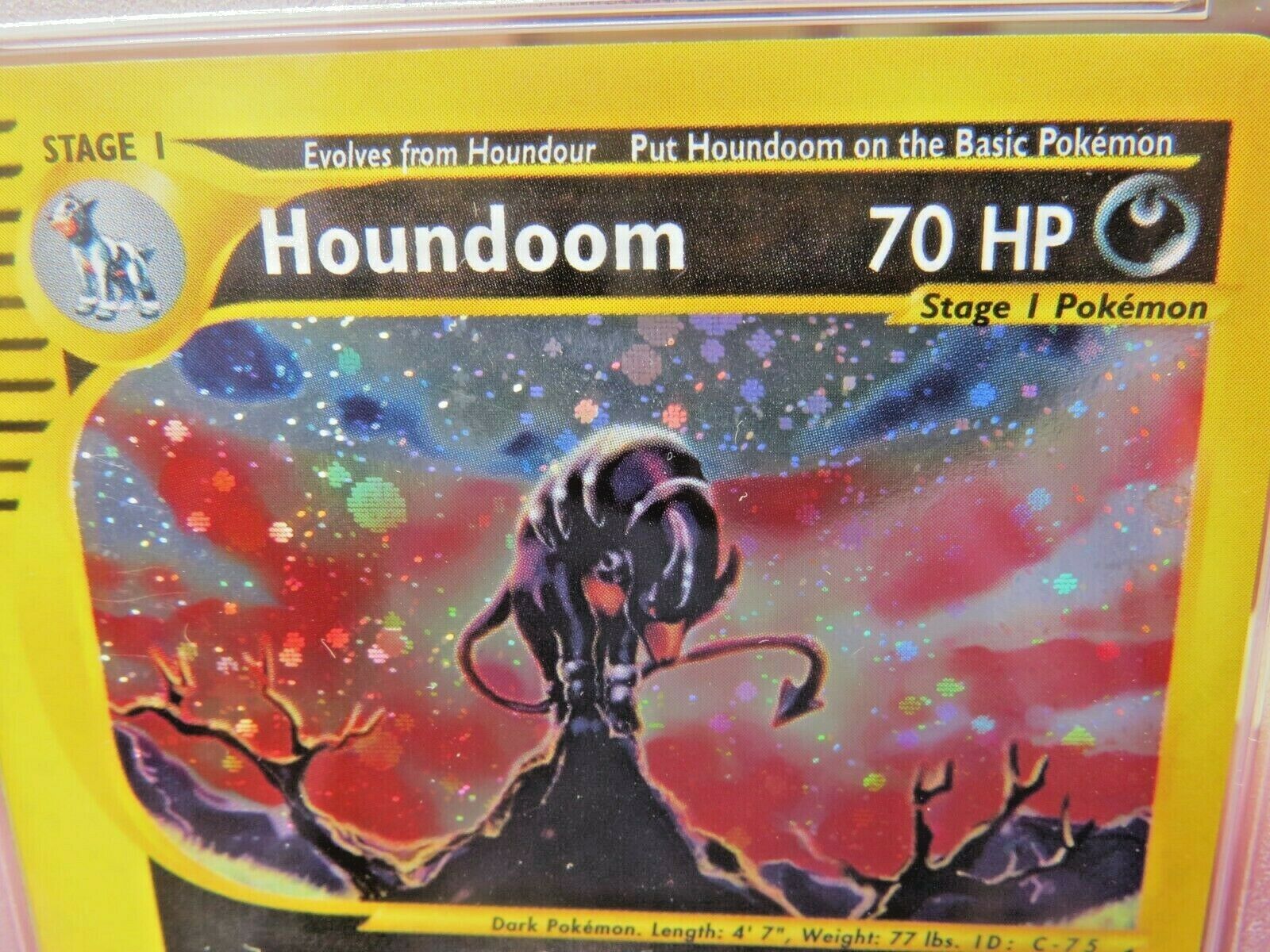 Pokemon Card  Aquapolis Holo H11 Houndoom PSA 9 Mint