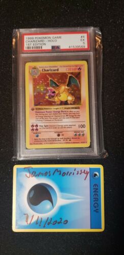 1999 Pokemon PSA 5 1st Edition shadowless Charizard Holo Rare Vintage