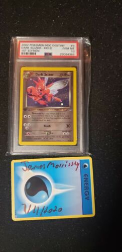 2002 Pokemon PSA 10 1st Edition Dark Scizor Holo Rare