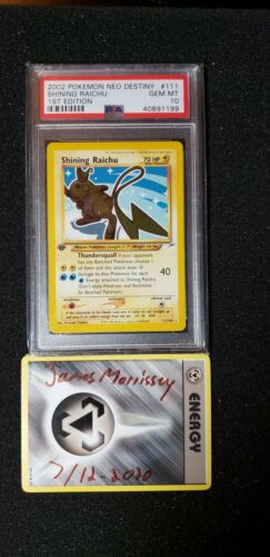 2002 Pokemon 1st Edition Shining Raichu Neo Destiny 111105 PSA 10 GEM MINT