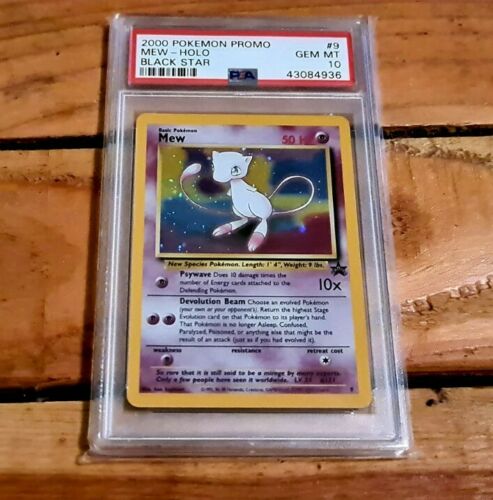 2000 Pokemon Black Star Promo MEW Pokemon League 9 PSA 10 GEM MINT HOLO 151