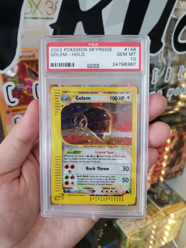 2003 Pokemon Skyridge   Crystal Golem PSA 10 GEM MINT