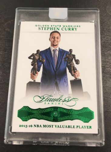 15 MVP 201516 Flawless Basketball STEPHEN CURRY Real Emerald Diamond GEM SSP