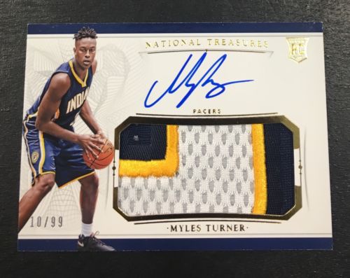 201516 National Treasures MYLES TURNER  True RC RPA Patch Auto Autograph 1099