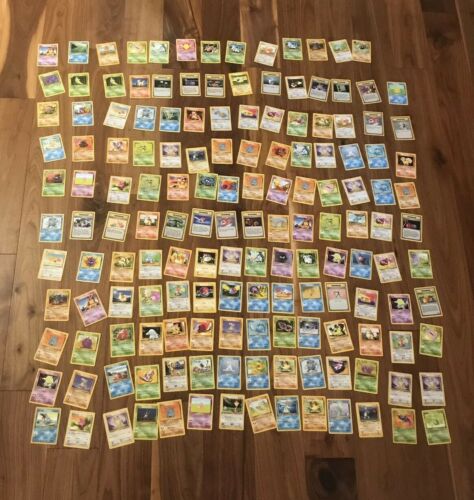 153 1st Generation Pokemon Card Bundle  All Pokemon Monsters  Trainer Cards 