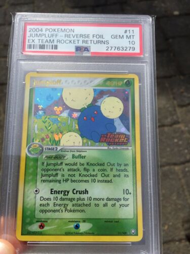 Pokemon PSA 10 EX Team Rocket Returns Reverse Holo Jumpluff