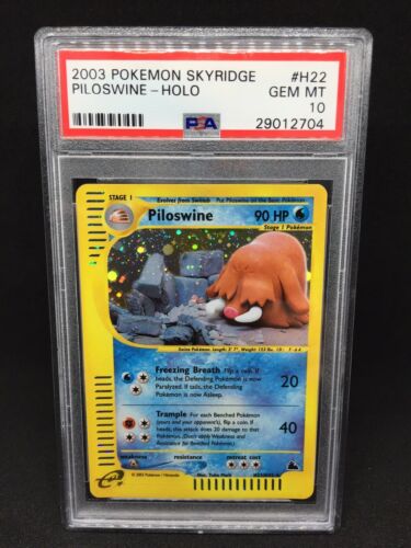 Pokemon PSA 10  Holo Skyridge Piloswine