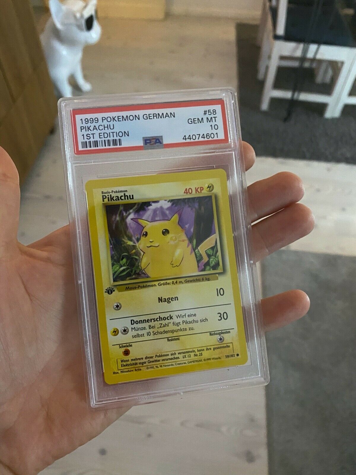 Pokemon Pikachu PSA 10 1 Edition Deutsch