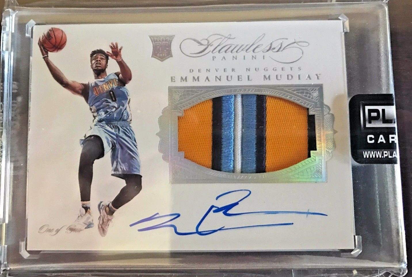 201516 Flawless Emmanuel Mudiay TRUE RPA ONE OF ONE 11 MUST HAVE FIRE CARD