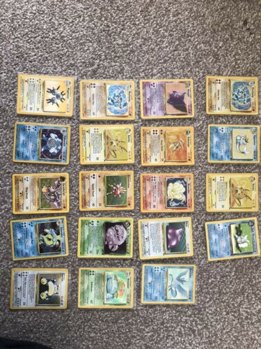 Wotc 1999 Pokemon Card Bundle Holo Rare Psa