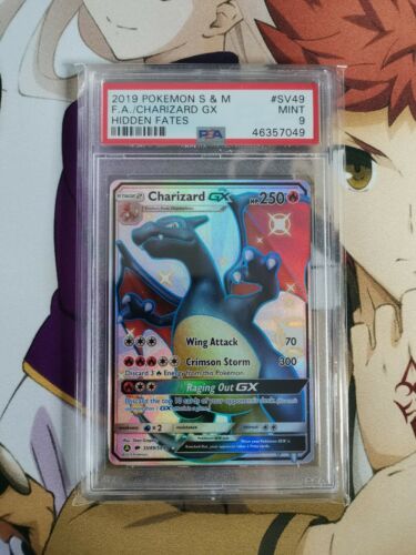 Charizard Ultra Shiny GX Hidden Fates SV49SV94 PSA MINT 9 Pokemon Card Graded