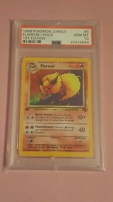 Flareon 1st Edition HOLO Jungle PSA 10 Pokemon Card 364 Rare Gem Mint