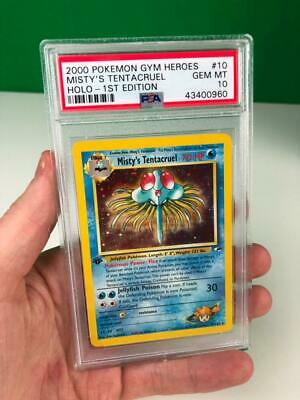 PSA 10 Misty s Tentacruel Gym Heroes Holo 1st Edition ...