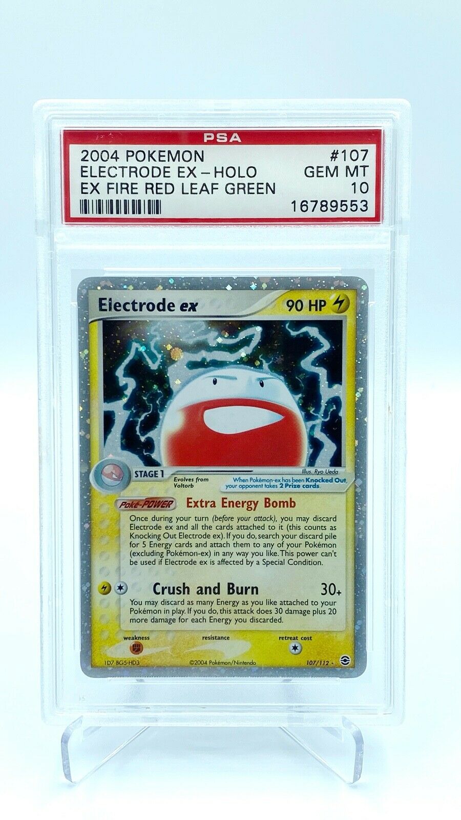 Electrode EX Holo PSA Gem Mint 10  Pokemon Card  EX Fire Red Leaf Green 