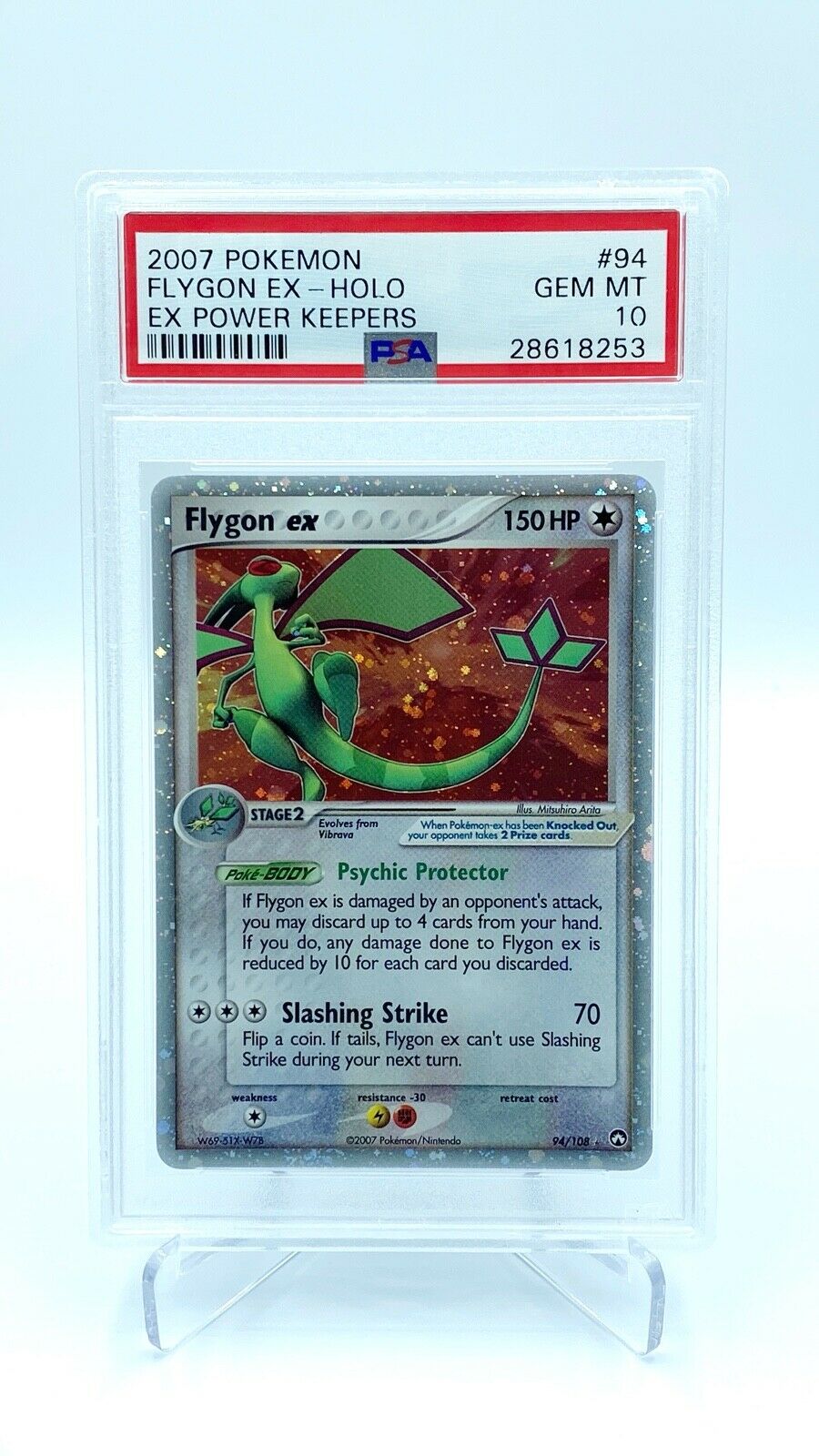 Flygon EX Holo PSA Gem Mint 10  Pokemon Card  EX Power Keepers